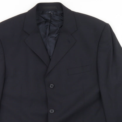 Mens UK Size 44 Burton Regular Blue Suit Jacket