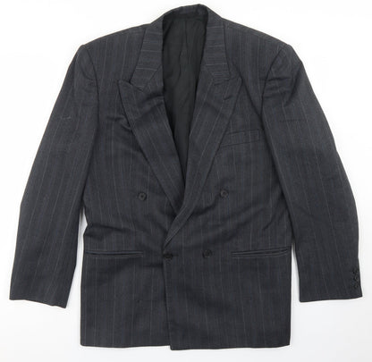 Mens UK Size 38 Preworn Regular Grey Suit Jacket