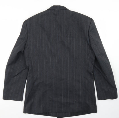 Mens UK Size 38 Preworn Regular Grey Suit Jacket