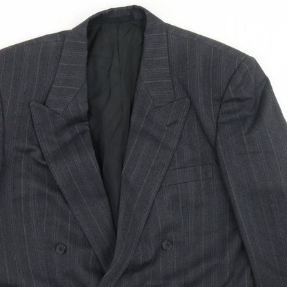 Mens UK Size 38 Preworn Regular Grey Suit Jacket