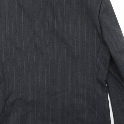 Mens UK Size 38 Preworn Regular Grey Suit Jacket