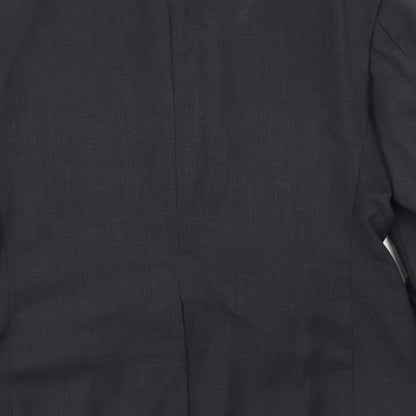 iTailor Mens Grey  Polyester Jacket Blazer Size 36