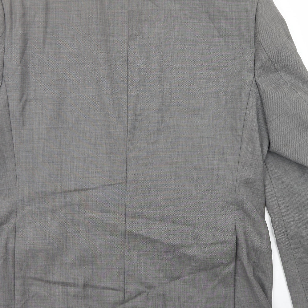 Mens UK Size 40 Paul Costelloe Regular Grey Suit Jacket