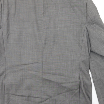Mens UK Size 40 Paul Costelloe Regular Grey Suit Jacket