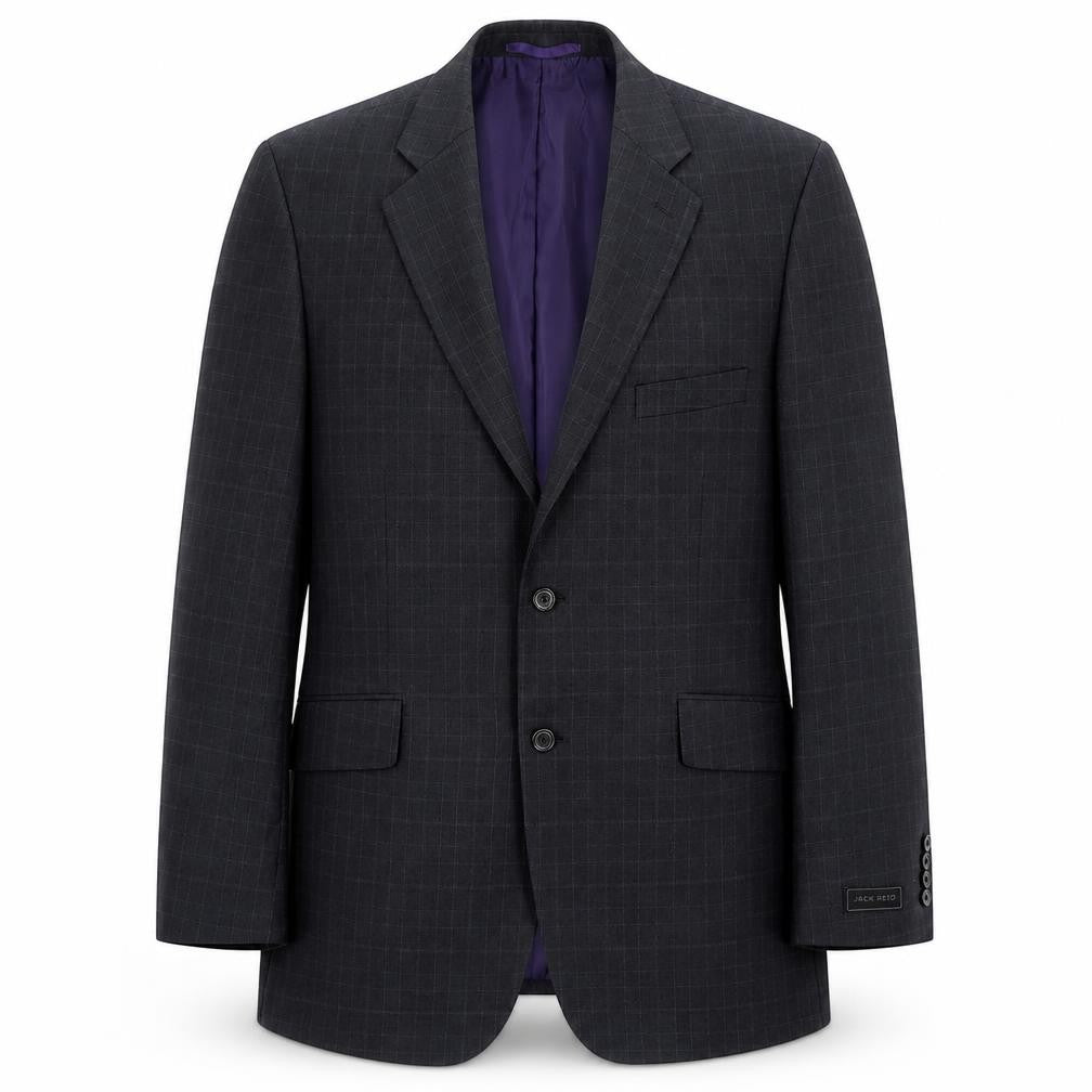 Mens UK Size 42 Jack Reid Regular Grey Suit Jacket