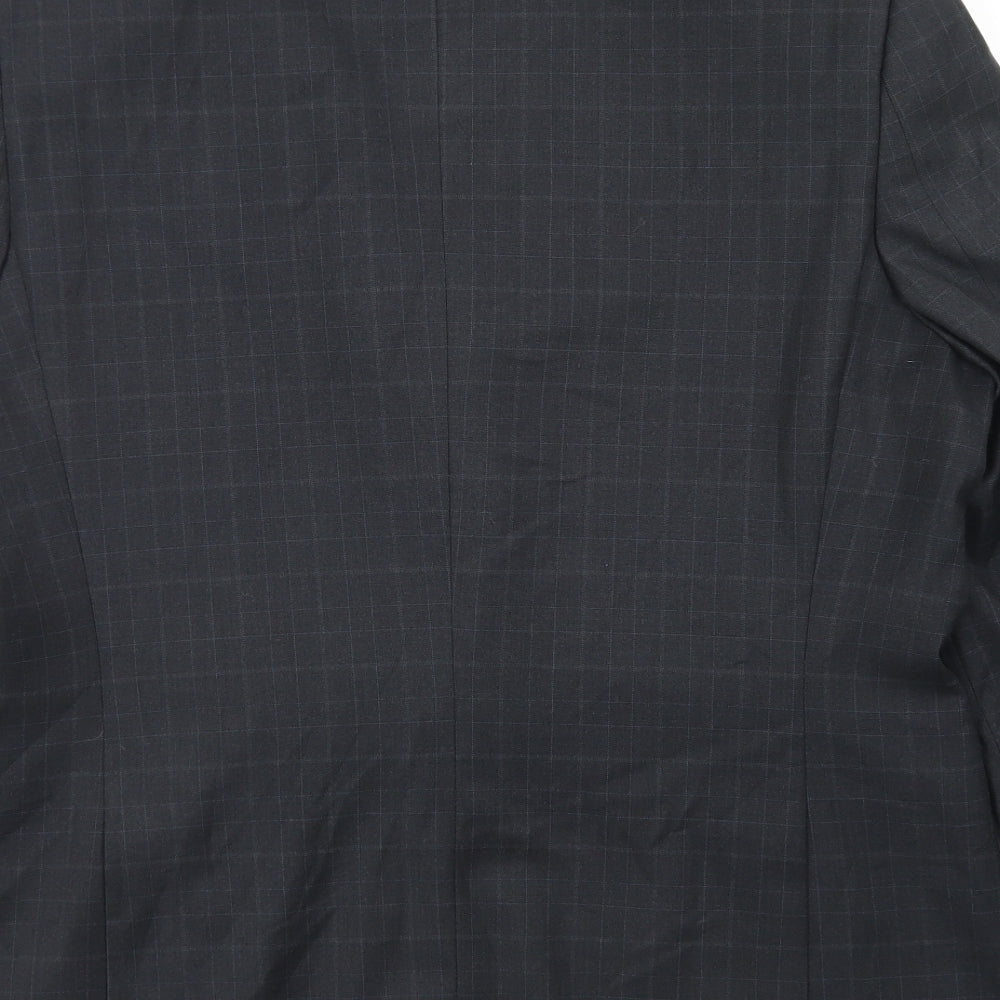 Mens UK Size 42 Jack Reid Regular Grey Suit Jacket