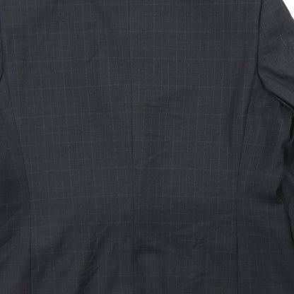 Mens UK Size 42 Jack Reid Regular Grey Suit Jacket