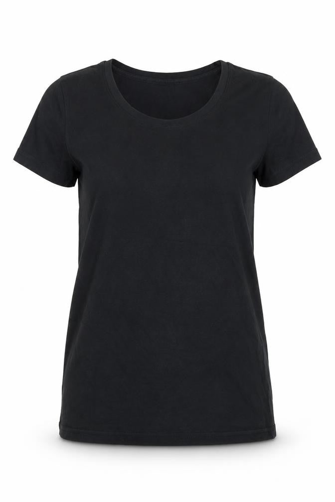 Womens UK Size S Reebok Black Basic T-Shirt