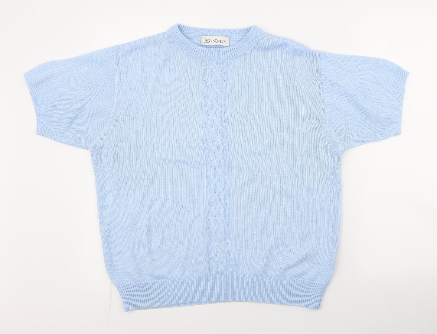 Womens UK Size 14 Berkertex Blue Pullover Jumper