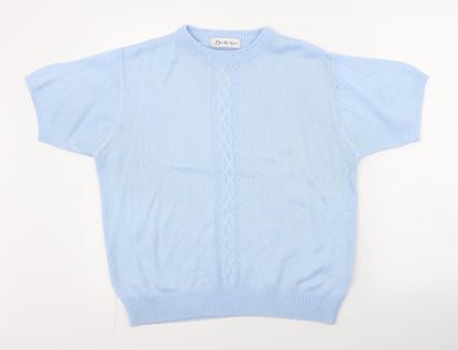 Womens UK Size 14 Berkertex Blue Pullover Jumper