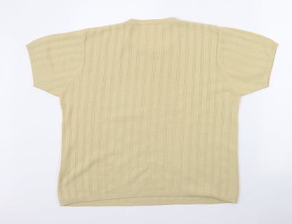 Womens UK Size 14 Berkertex Yellow Pullover Jumper