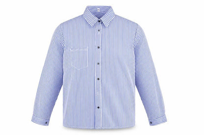 Mens UK Size XL Preworn Blue  Button-Up Long Sleeve Casual Shirt
