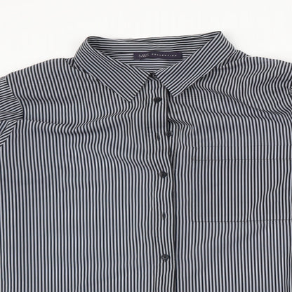 Womens UK Size 20 Marks and Spencer Black Basic Blouse