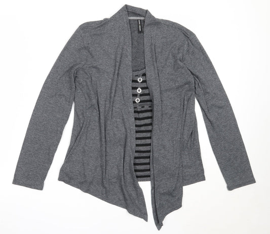 Womens UK Size 10 Marks and Spencer Grey Cardigan Jumper