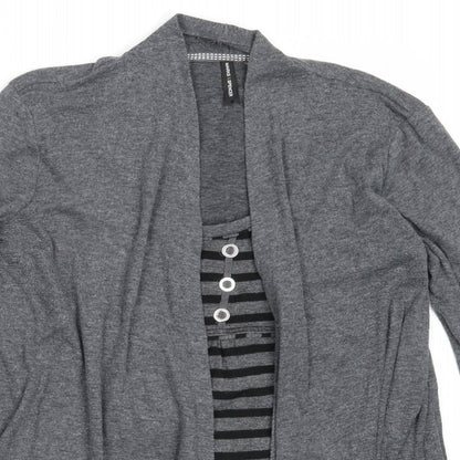Womens UK Size 10 Marks and Spencer Grey Cardigan Jumper