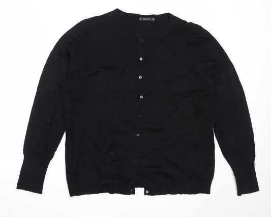 Womens UK Size 18 Dunnes Stores Black Pullover Jumper