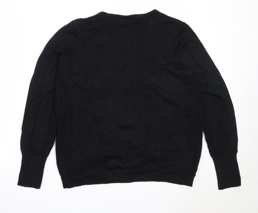 Womens UK Size 18 Dunnes Stores Black Pullover Jumper