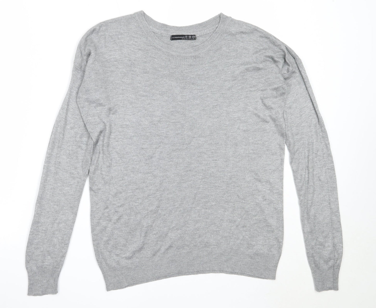 Womens UK Size 8 Atmosphere Grey Pullover Jumper