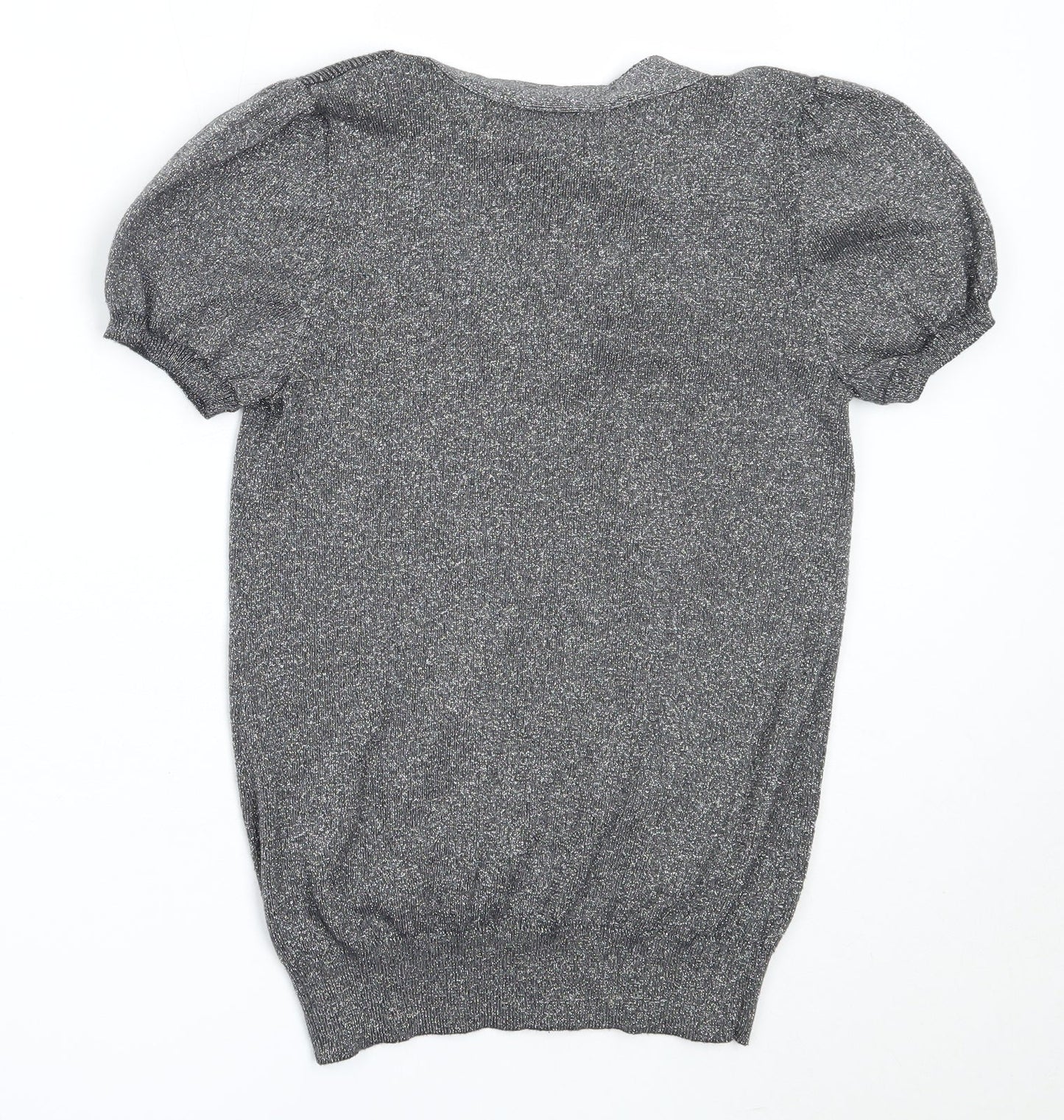 Womens UK Size 10 River Island Silver Pullover Jumper