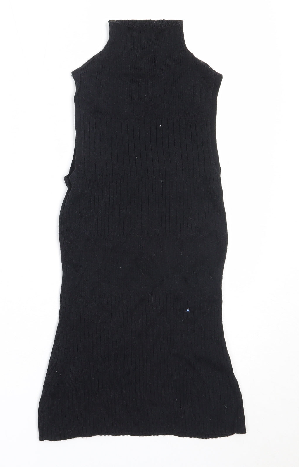 Womens UK Size 8 River Island Black Vest Jumper