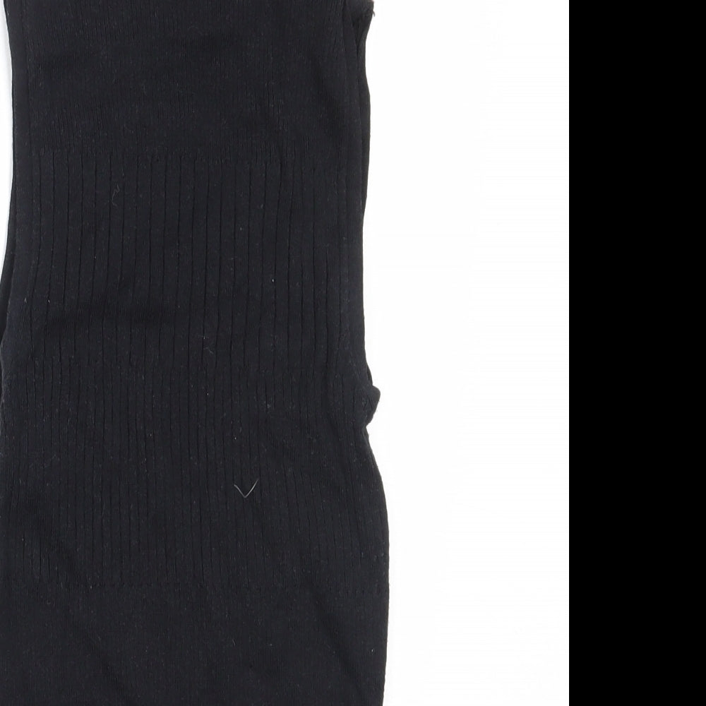 Womens UK Size 8 River Island Black Vest Jumper
