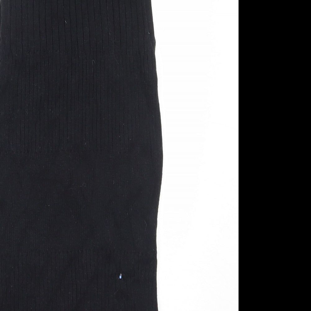 Womens UK Size 8 River Island Black Vest Jumper