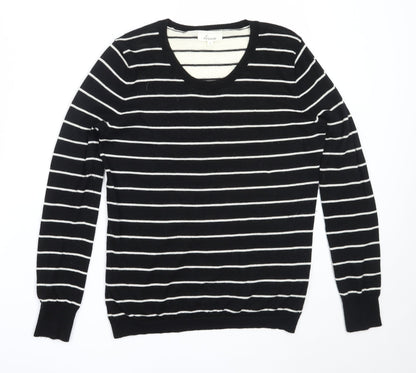 Womens UK Size S Linea Black Pullover Jumper