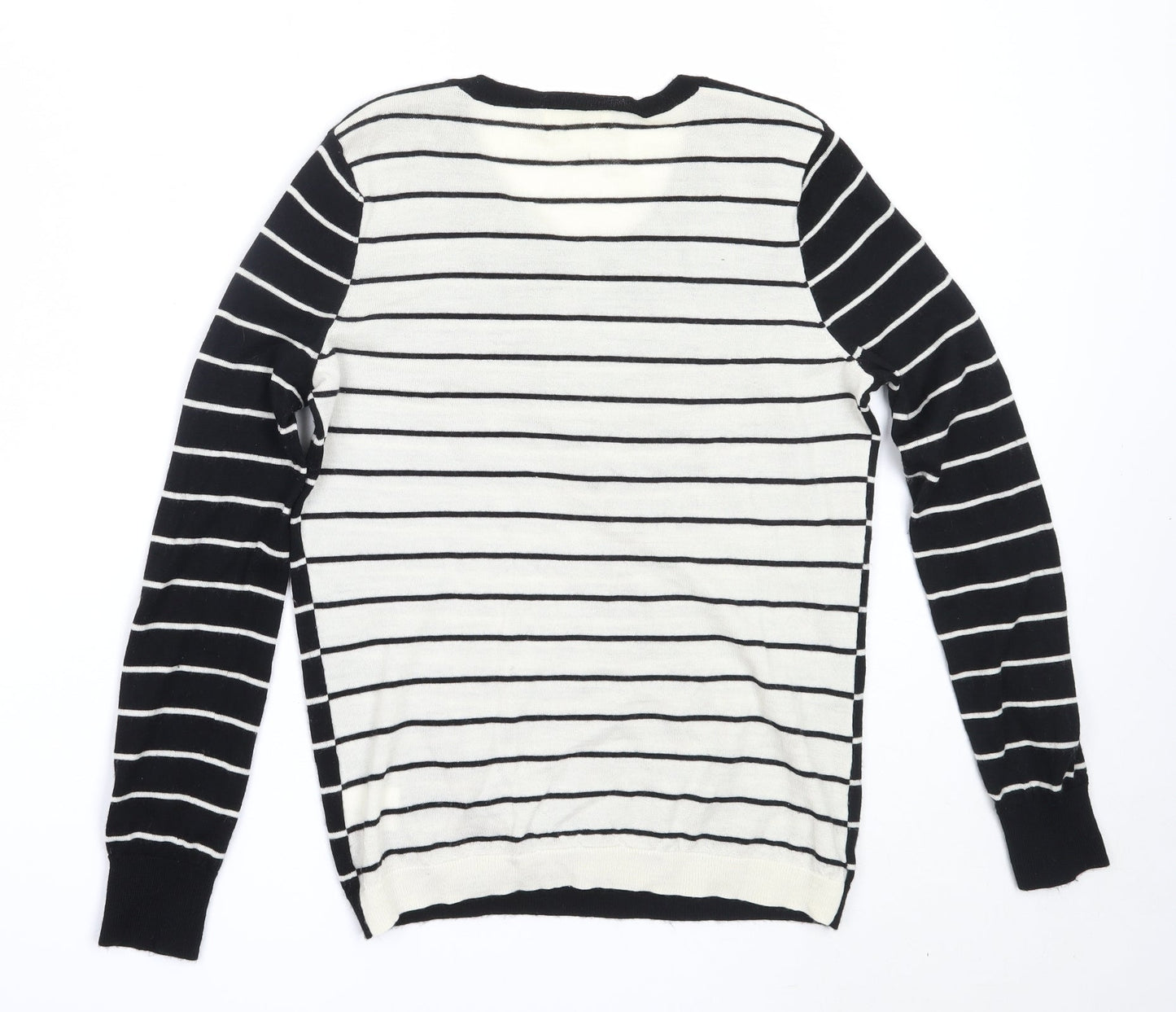 Womens UK Size S Linea Black Pullover Jumper