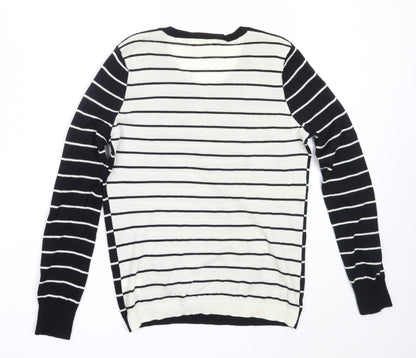 Womens UK Size S Linea Black Pullover Jumper