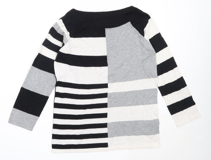 Womens UK Size 8 NEXT Black Pullover Jumper
