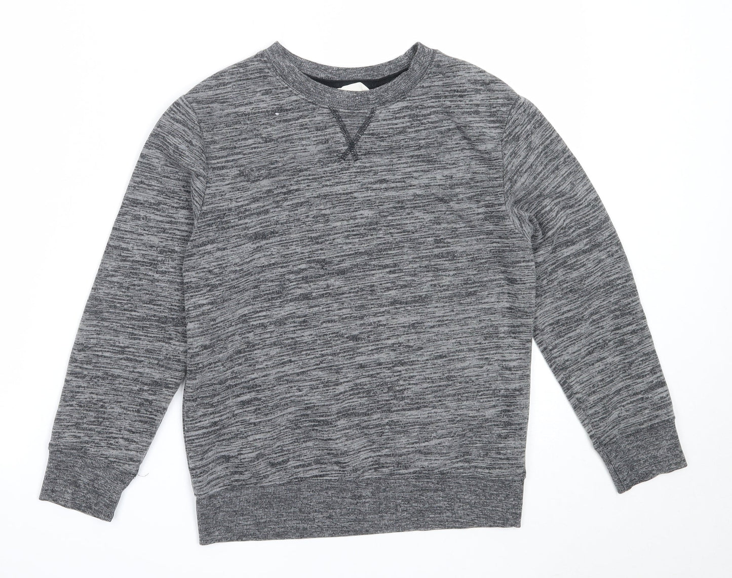 H&M Boys Grey  Cotton Pullover Sweatshirt Size 9-10 Years