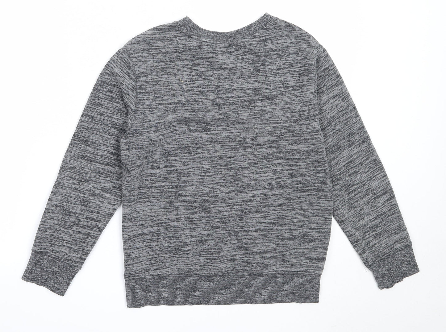 H&M Boys Grey  Cotton Pullover Sweatshirt Size 9-10 Years