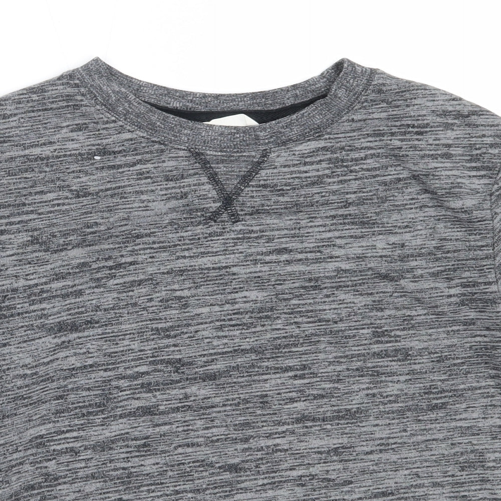 H&M Boys Grey  Cotton Pullover Sweatshirt Size 9-10 Years