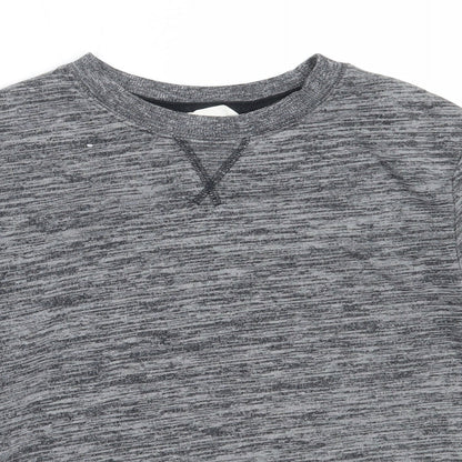 H&M Boys Grey  Cotton Pullover Sweatshirt Size 9-10 Years