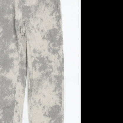 New Look Girls Grey Ombré Cotton Capri Trousers Size M  Regular Pullover
