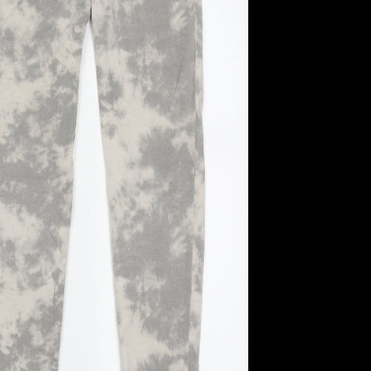 New Look Girls Grey Ombré Cotton Capri Trousers Size M  Regular Pullover