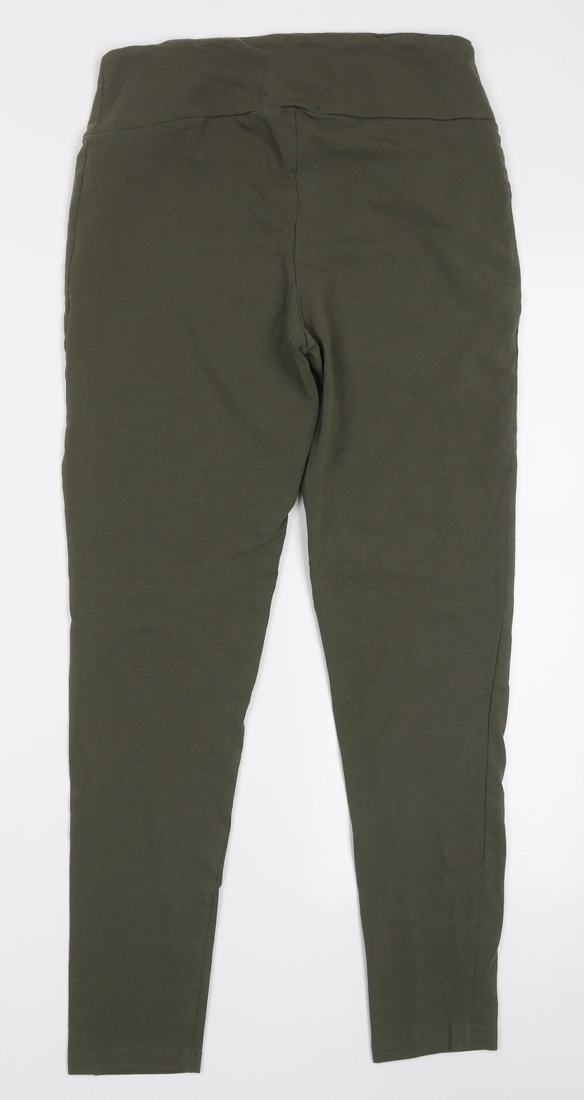 Primark Womens Green  Cotton Capri Trousers Size M L27 in Regular