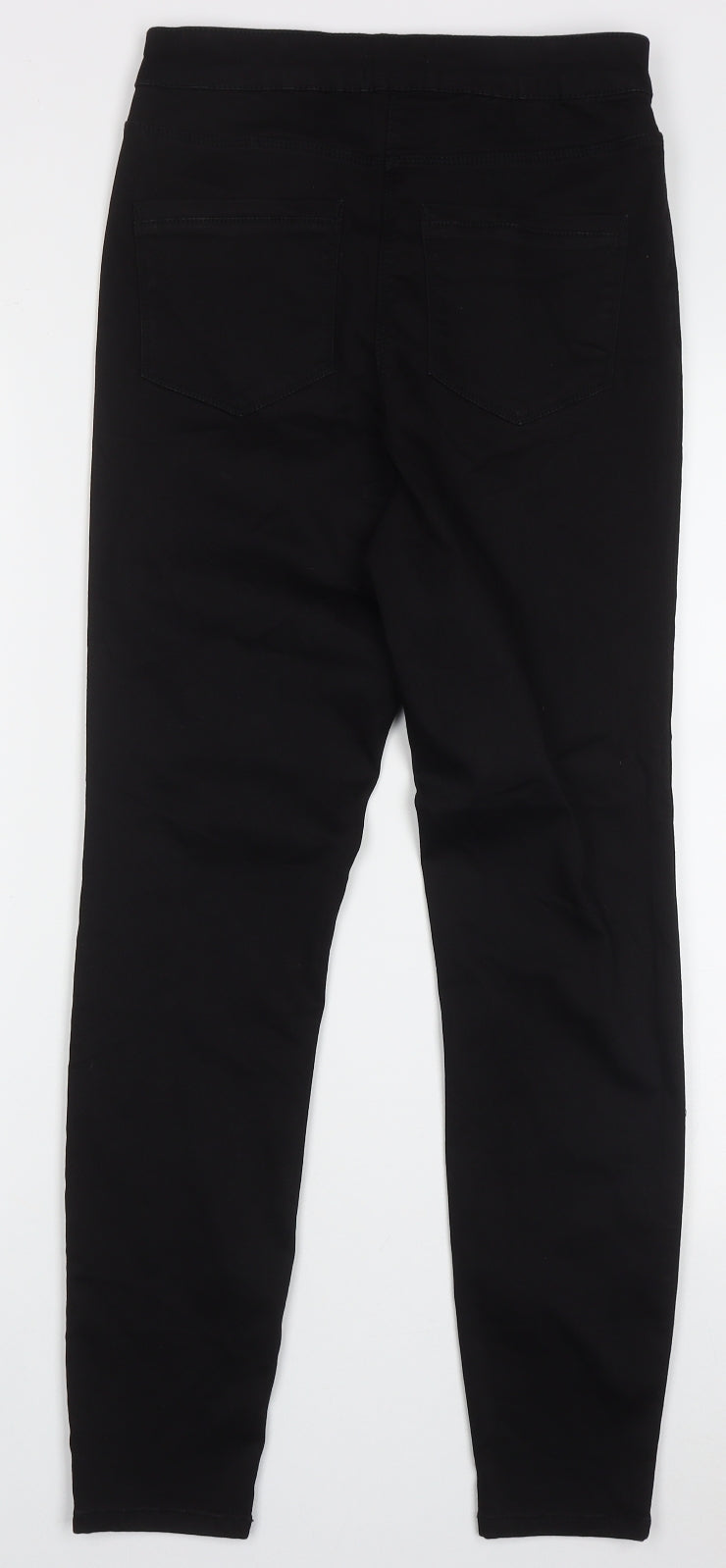 Womens UK Size 10 Papaya Regular Fit Skinny Black Jeans