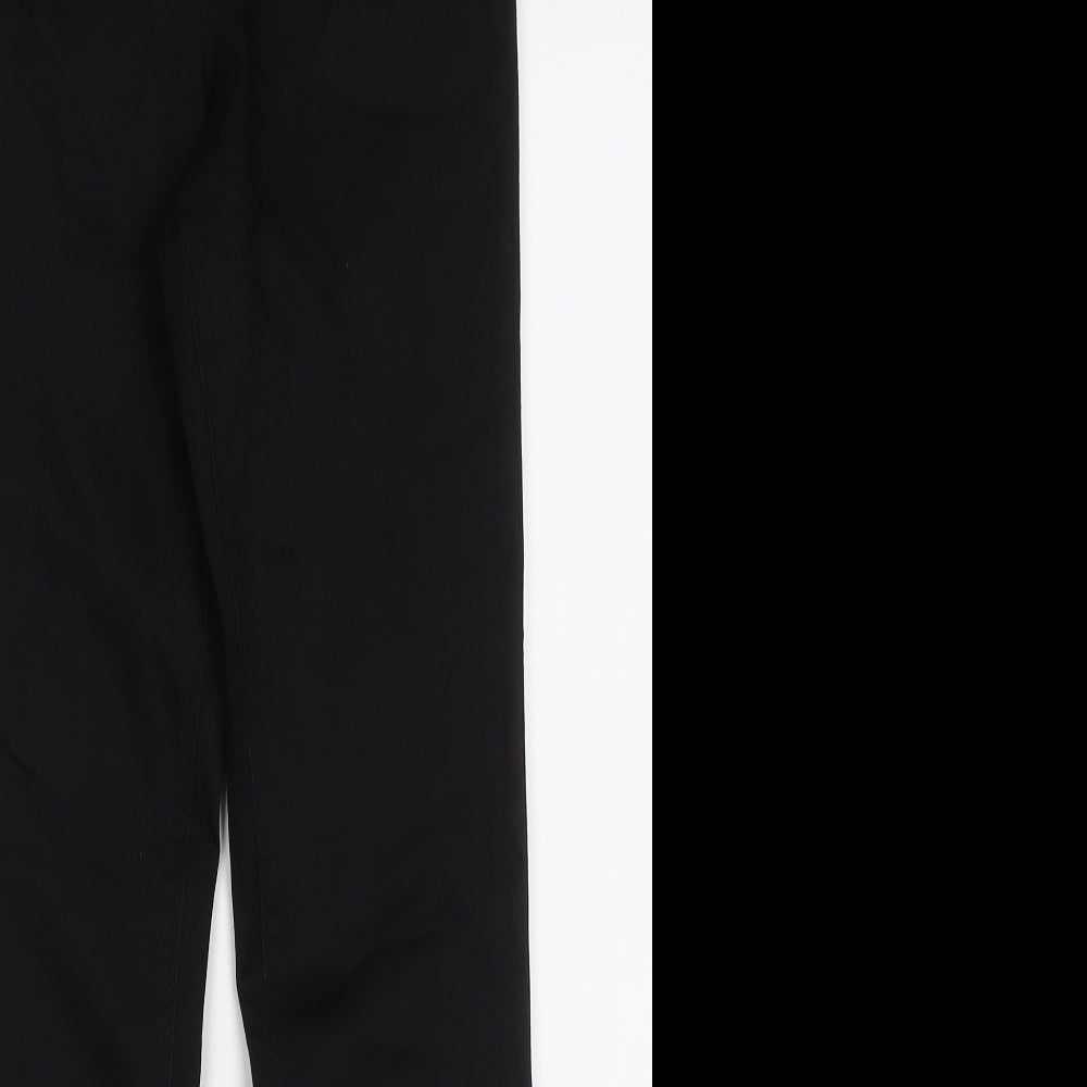 Womens UK Size 10 Papaya Regular Fit Skinny Black Jeans