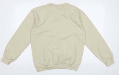 Missy Womens Beige  Polyester Pullover Sweatshirt Size 8  Pullover
