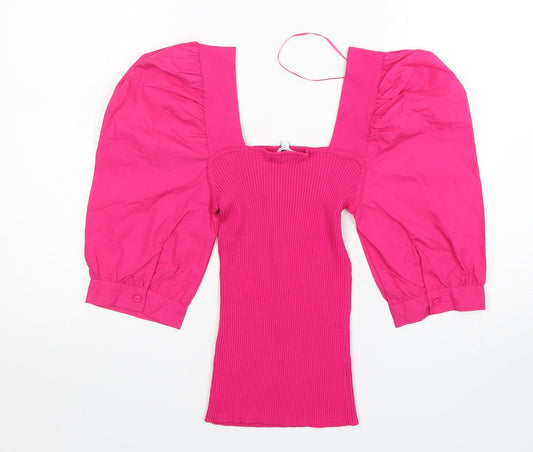 Womens UK Size 8 NEXT Pink Pullover Jumper