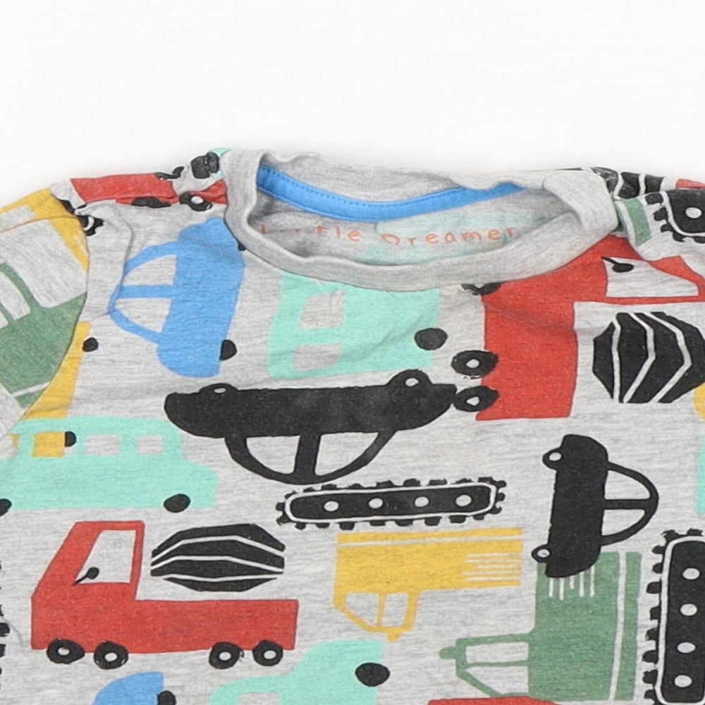Very Boys Multicoloured  Cotton  Pyjama Top Size 12-18 Months   - Car Print