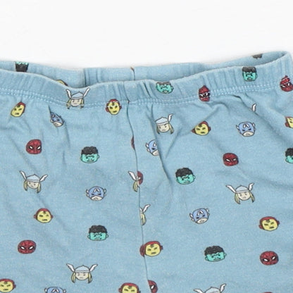 George Boys Green Polka Dot Cotton  Sleep Shorts Size 12-18 Months   - Avengers