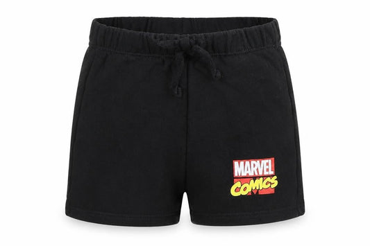 Primark Boys Black  Cotton  Sleep Shorts Size 12-18 Months   - Marvel