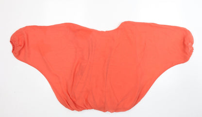 Womens UK Size 12 Select Orange Basic Blouse