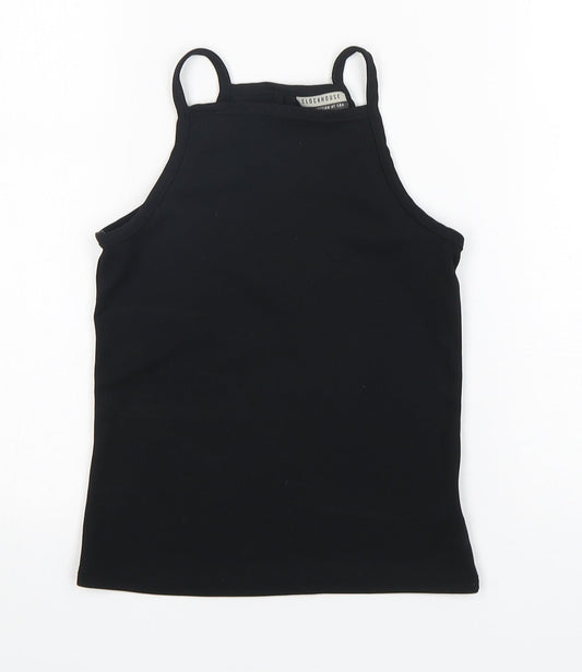 Clockhouse Womens Black  Polyester Camisole Tank Size 8 Square Neck
