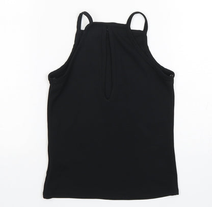 Clockhouse Womens Black  Polyester Camisole Tank Size 8 Square Neck