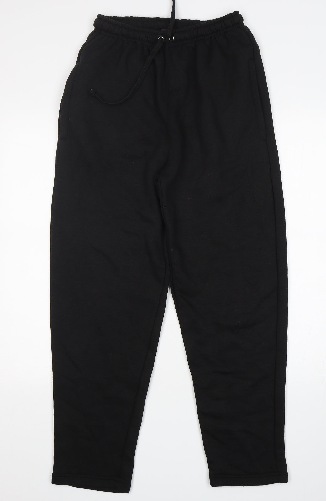British Eagle  Mens Black  Cotton Sweatpants Trousers Size S L28 in Regular