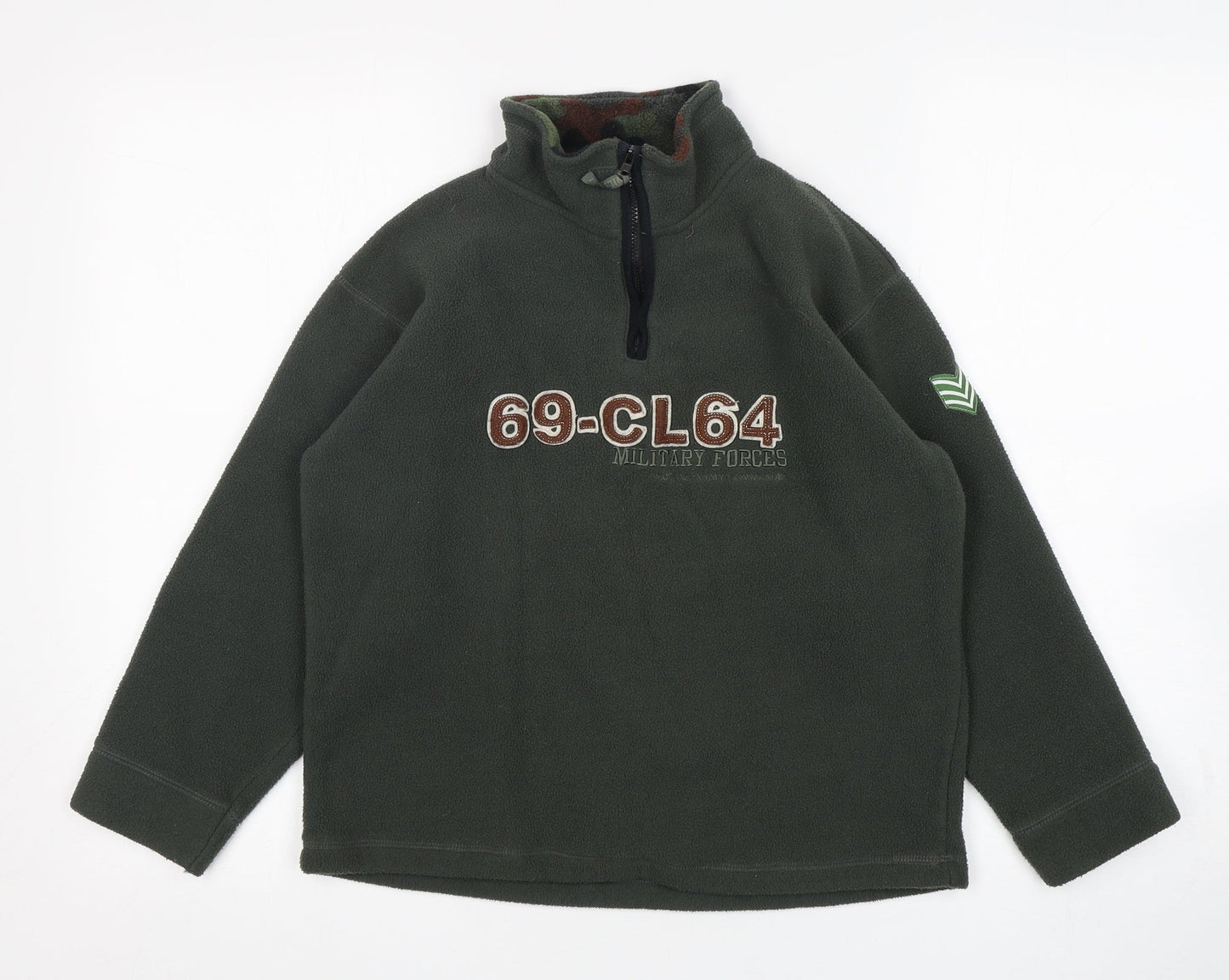 S Gear Boys Green  Polyester Pullover Sweatshirt Size 9-10 Years  Pullover