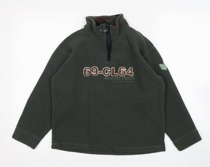 S Gear Boys Green  Polyester Pullover Sweatshirt Size 9-10 Years  Pullover
